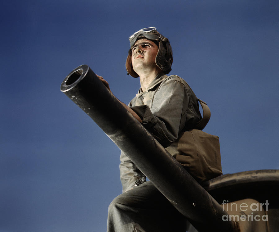 World War Two Tank Crewman, 1942 Photograph by Alfred T Palmer