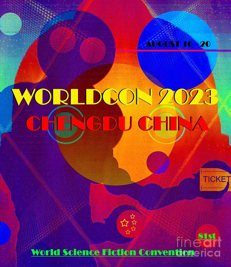 Worldcon 2023 Chengdu China Mixed Media by David Lee Thompson Fine