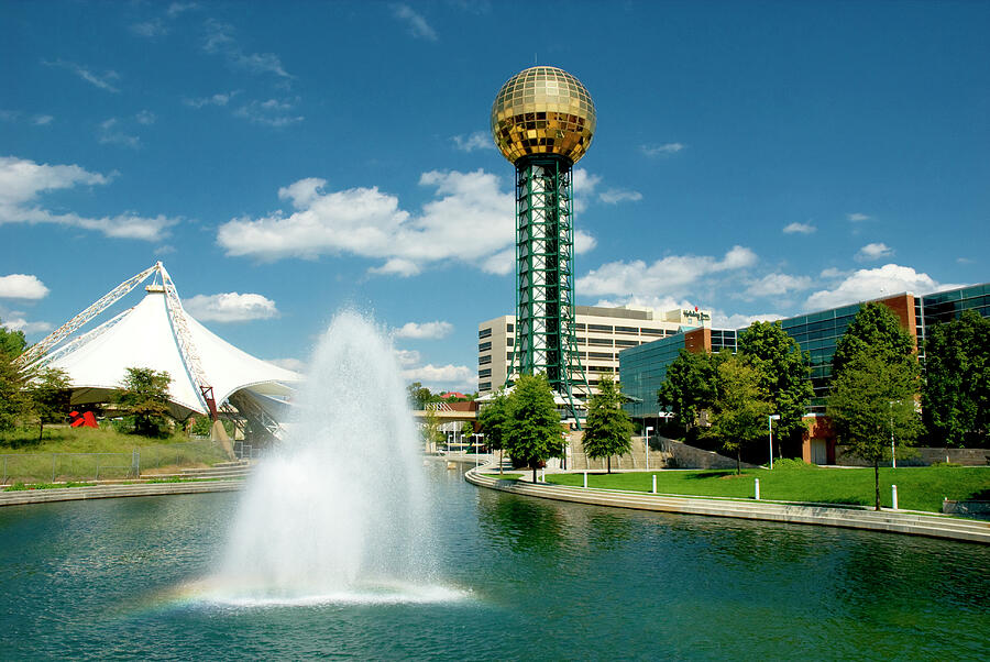 Worlds Fair Park in Knoxville  Photograph by Paul W Faust - Impressions of Light