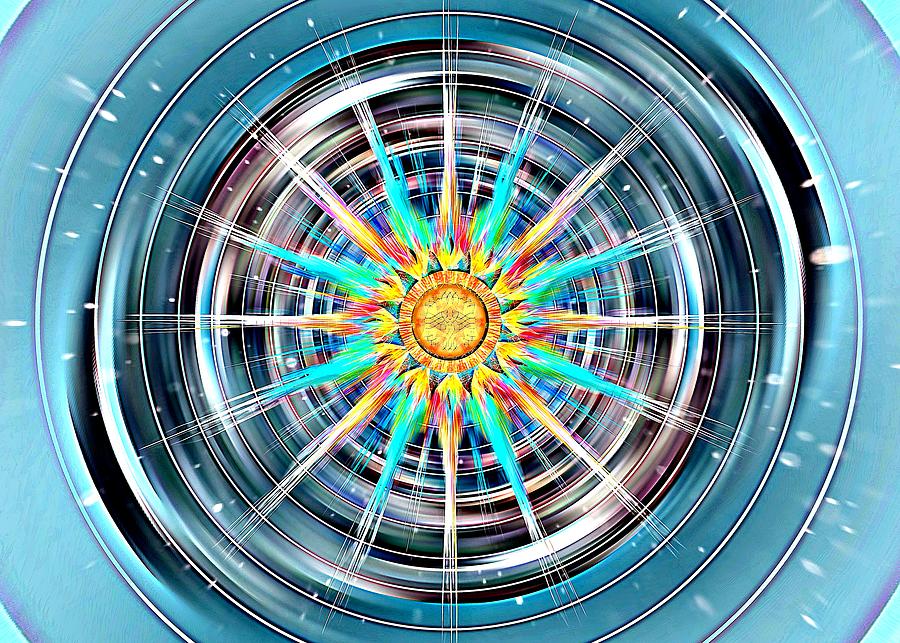 Wormhole Sun Digital Art by David Manlove