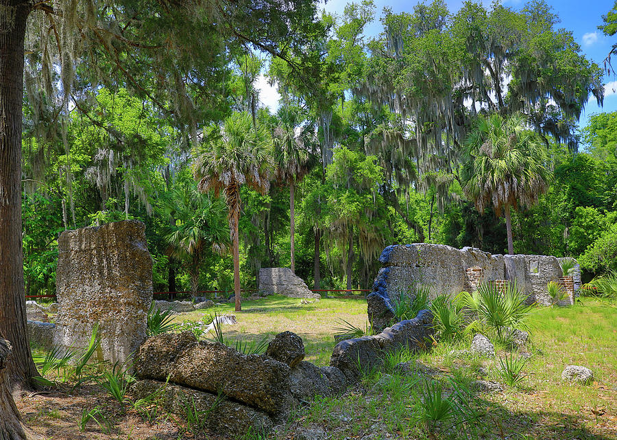Wormsloe Historic Ruins Photograph by Dan Sproul