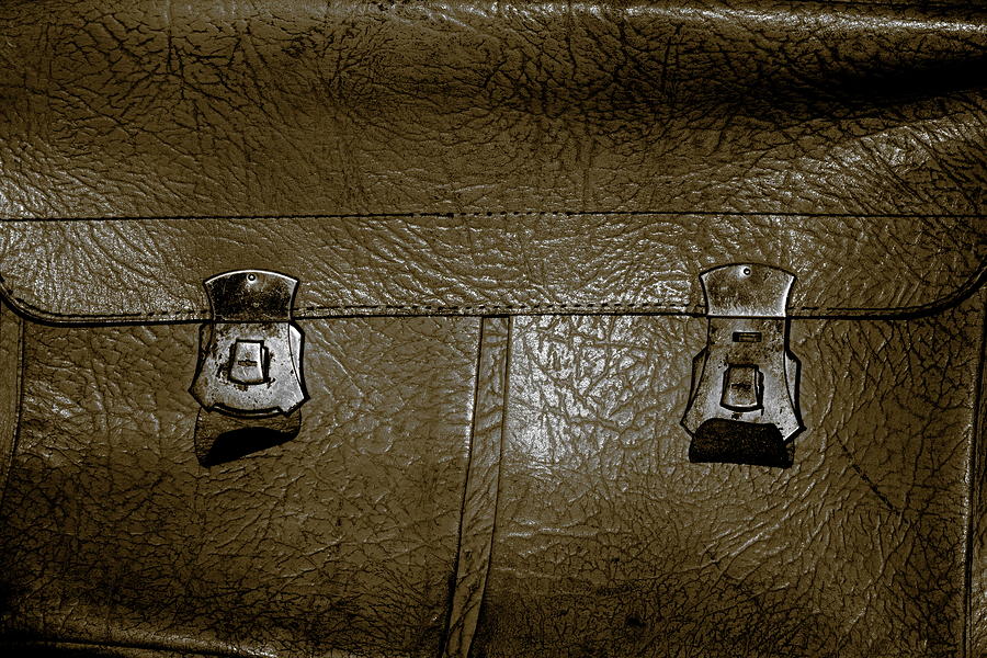 Worn leather briefcase Photograph by Ulrich Kunst And Bettina Scheidulin