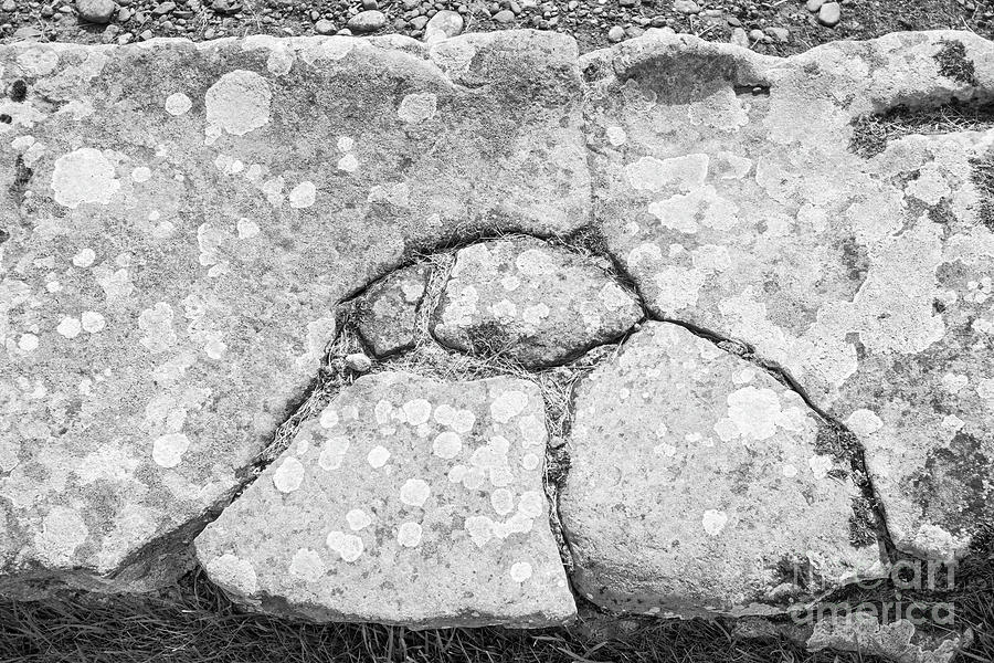Worn stone Roman past Photograph by Bryan Attewell