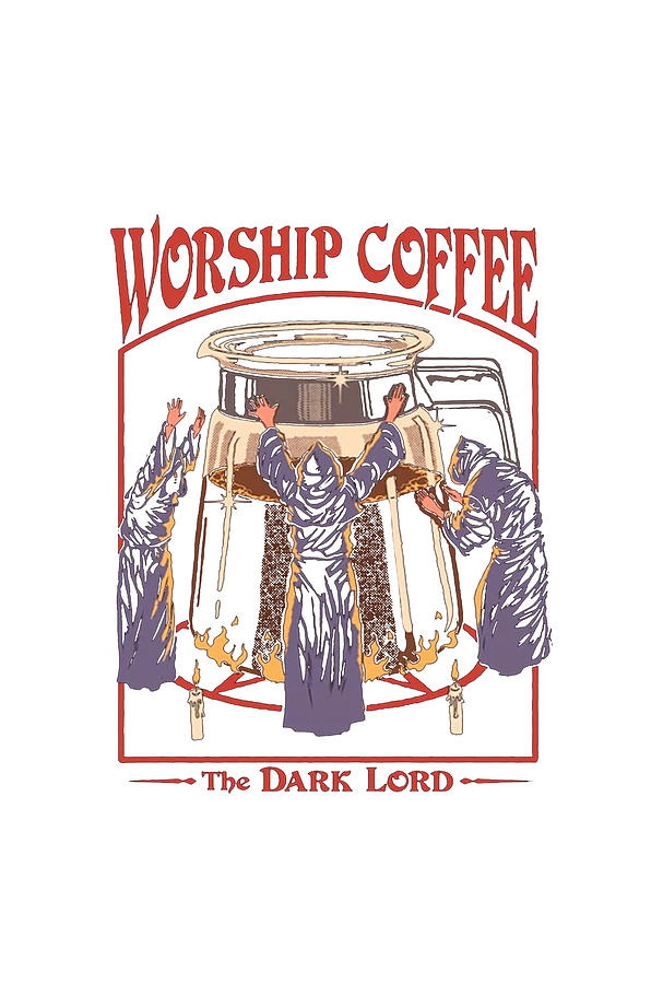 Worship Coffee Time Digital Art by Sharena Ashari - Fine Art America