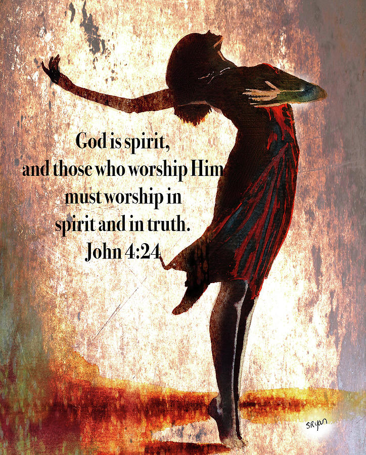 Praying Woman Art Print the Spirit of Truth Christian Art 