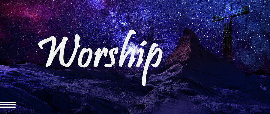 Worship Night At The Sky Digital Art by Leo Victory | Pixels