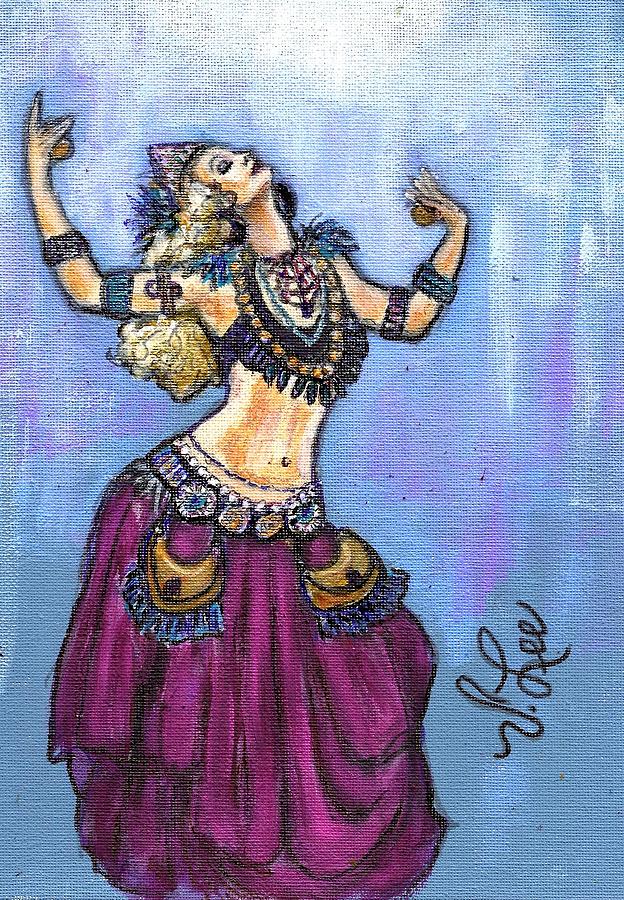 Worshipful Dancer Painting by VLee Watson