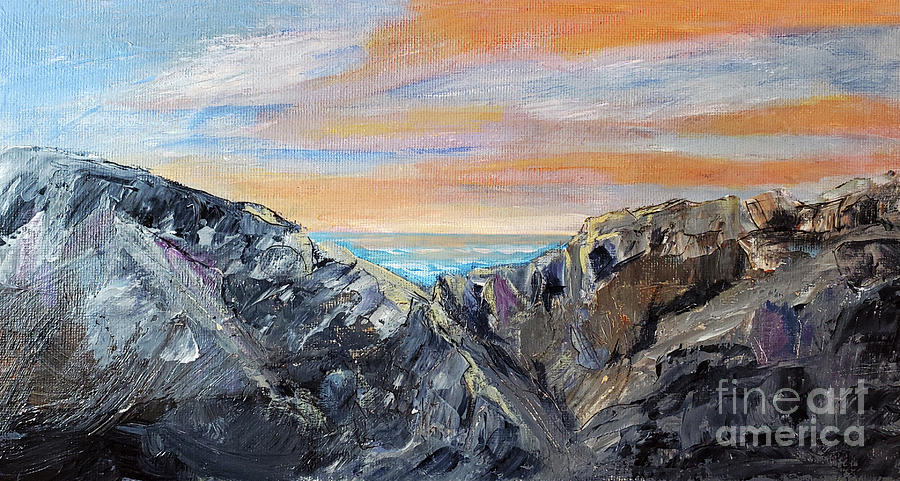 Worth the Climb Painting by Sharon Williams Eng