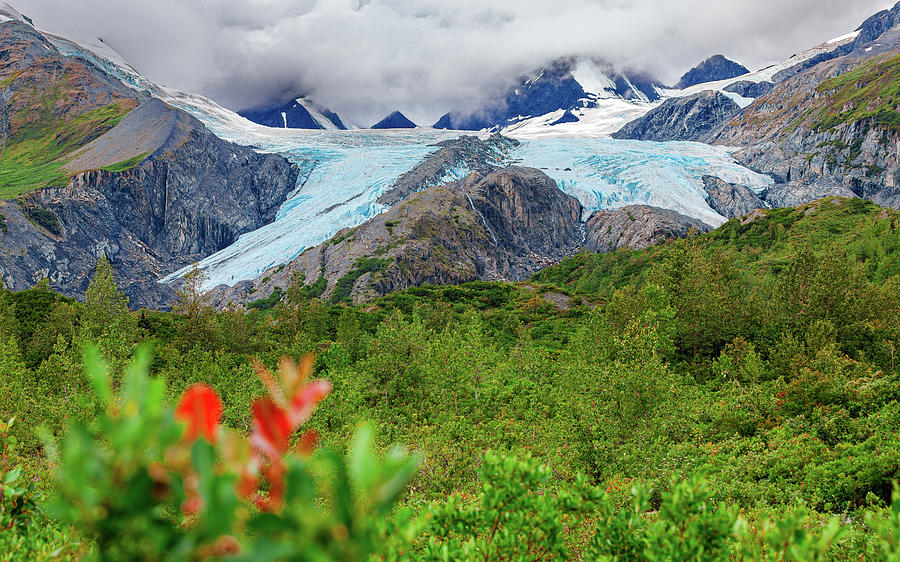 Worthington Glaciers Embrace Photograph by Kyle Lavey