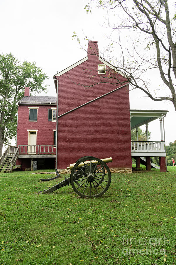 Worthington house at the Monocacy National Battlefield near Fred Photograph by William Kuta