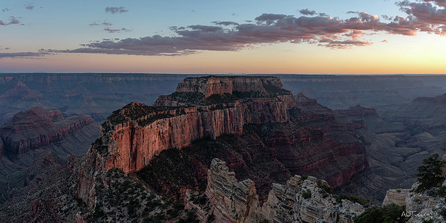 Wotans Throne Sunset Photograph by A O Tucker - Fine Art America