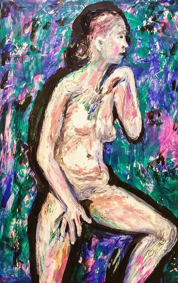 Wounded Beauty Painting by Esther Newman-Cohen