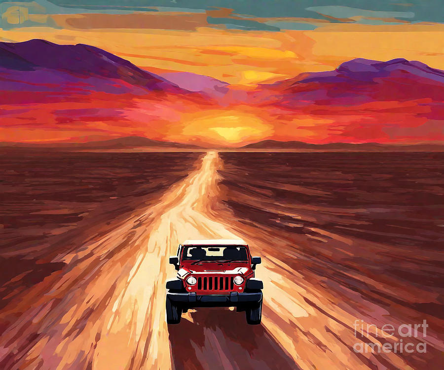 Wrangler Off-road Suv Jeep Wrangler Drawing