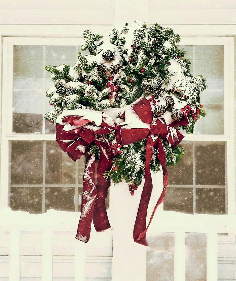 Norman Rockwell Photograph - Wreath by Matthew Adelman