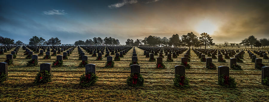 Wreaths Across America Photograph by Mike Schaffner