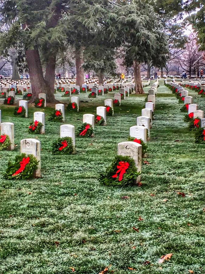 Wreaths Arlington Cemetery  Photograph by Bill Rogers