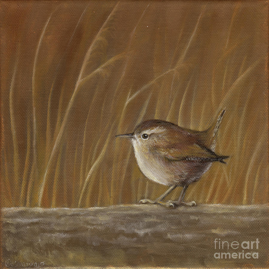 Wren 2021 10 29 Painting by Ang El