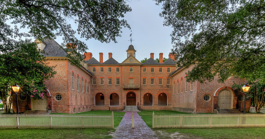 Wren Building at Dusk Photograph by Jerry Gammon