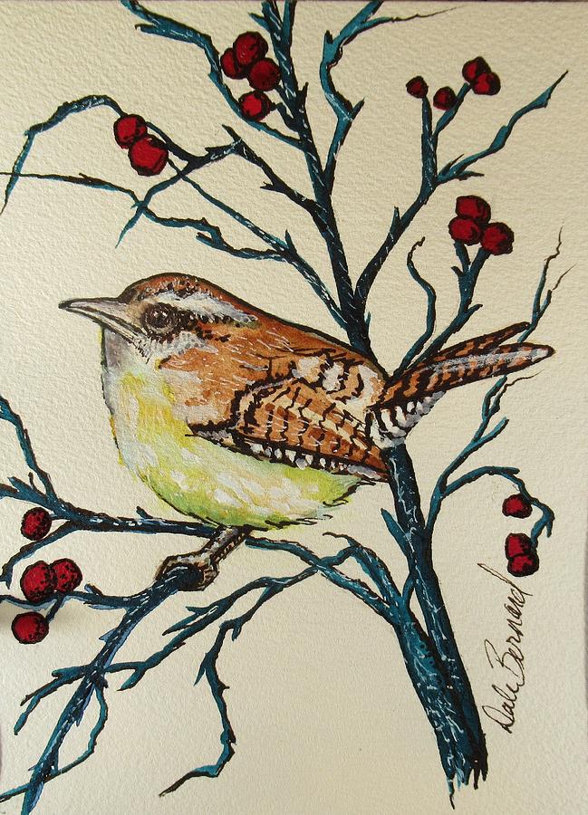Wren Painting by Dale Bernard