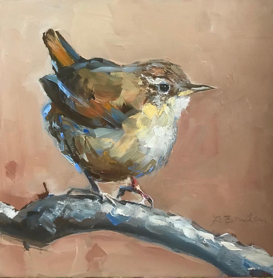 Wren Pose Painting By Gary Bruton Fine Art America