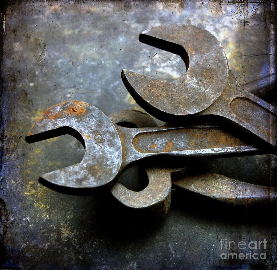 Pliers Photograph - Wrenchs by Bernard Jaubert