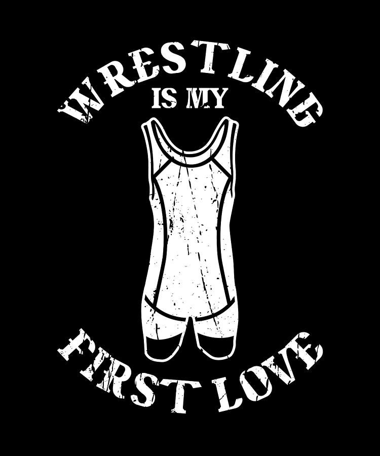 Wrestling is my first love Wrestling Digital Art by Anthony Isha