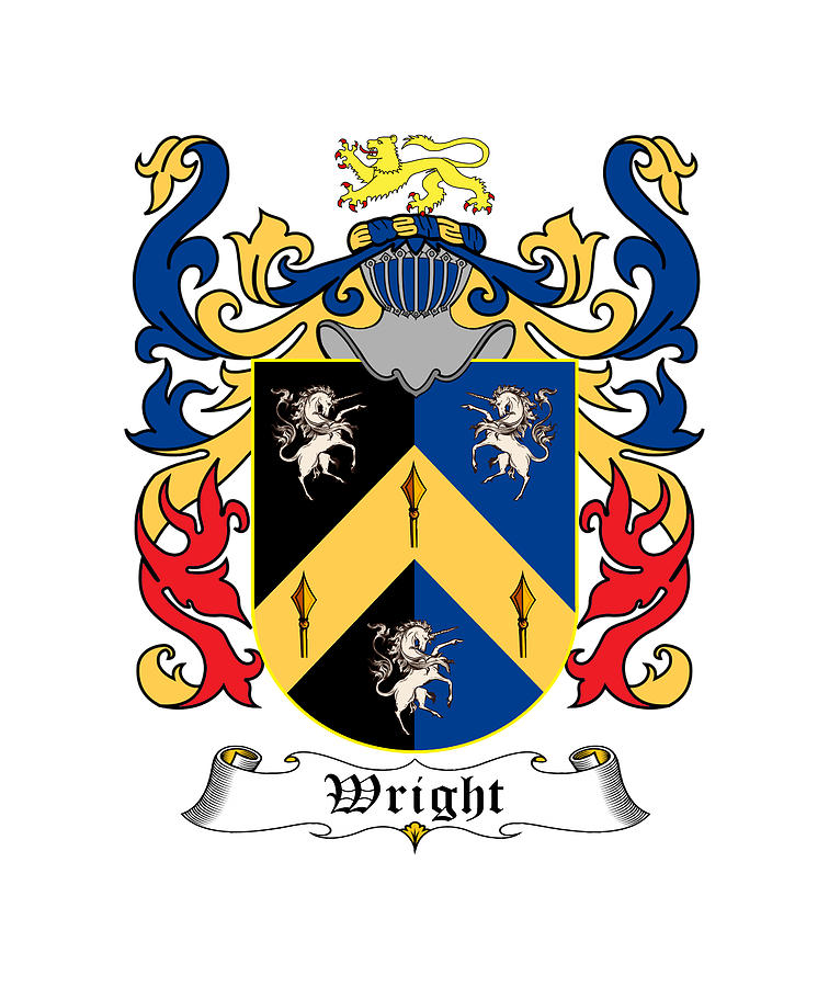 Wright Family Crest Photograph by Cathal Devlin - Pixels