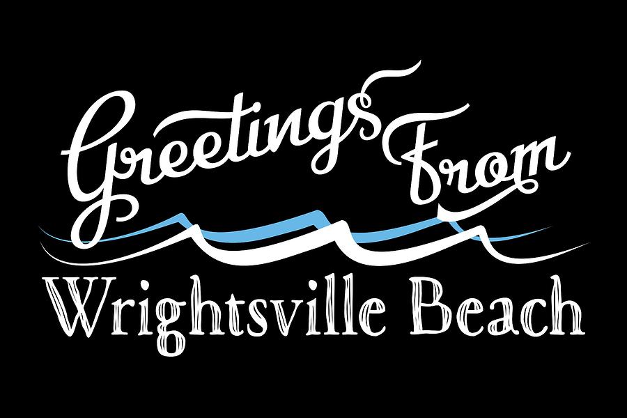 Wrightsville Beach Digital Art - Wrightsville Beach North Carolina Water Waves by Flo Karp