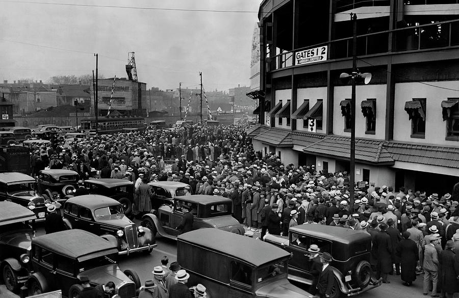 Wrigley Field World Series 1935 Photograph by Daniel Hagerman