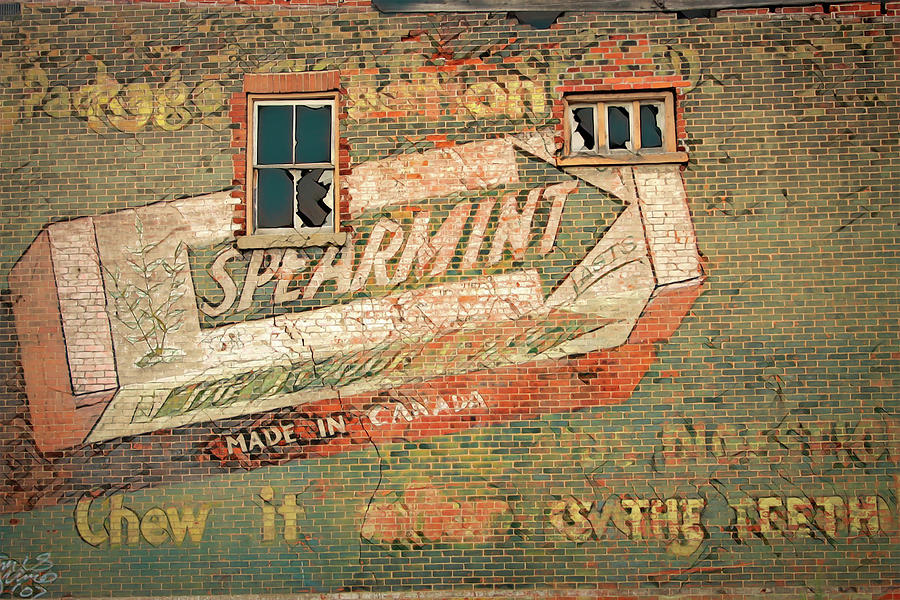 Wrigleys Spearmint Gum Graffiti Digital Art