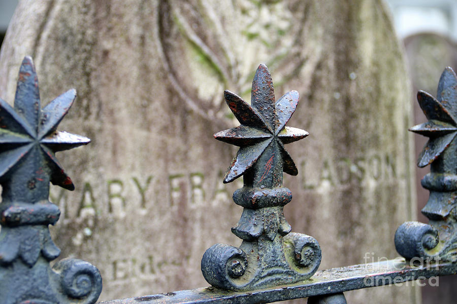 Wrought Iron Work in St Michaels Graveyard in Charleston 9151 Photograph by Jack Schultz