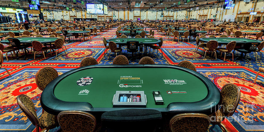 WSOP Calm Before the Storm at the Paris Casino in Las Vegas 2 to 1 Ratio Photograph by Aloha Art