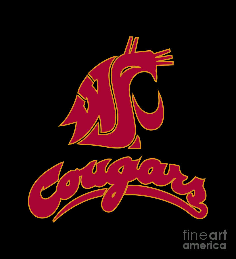 WSU Cougars Digital Art by Anthony McNear - Fine Art America