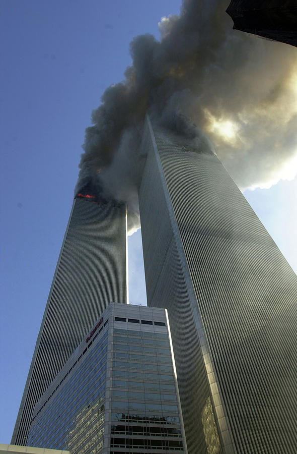 Wtc 1 2 3 Moments After 2nd Attack Photograph by Unknown - Fine Art America