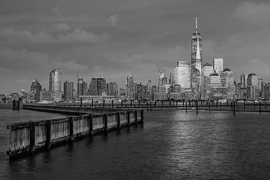 WTC NYC Skyline BW Photograph by Susan Candelario
