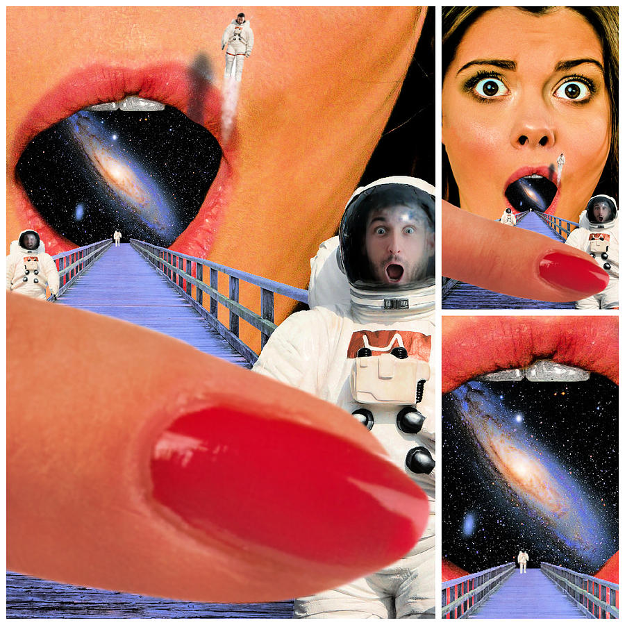 Science Fiction Photograph - WTF Squared collage by Aurelio Zucco