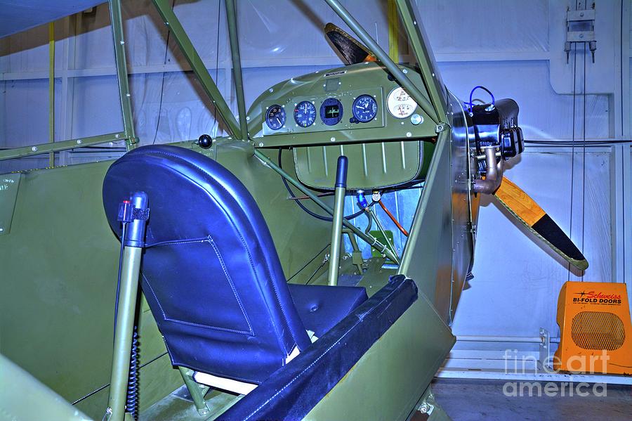Aunt gradually Profession WW 2 Army Piper Cub Cockpit Photograph by Paul Lindner - Pixels