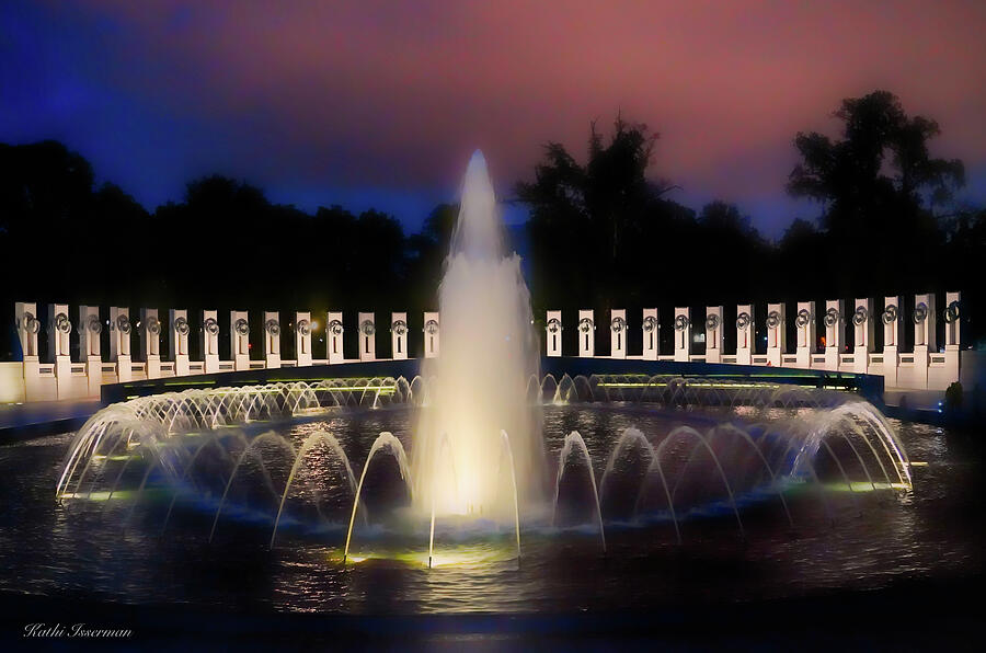 WW II Memorial Photograph by Kathi Isserman WW II Memorial Photograph by Kathi Isserman