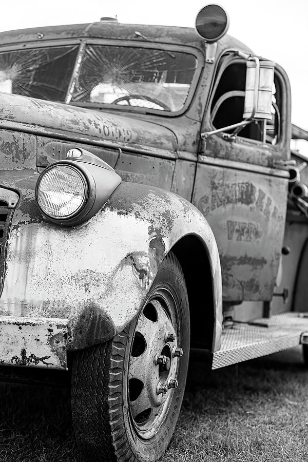 WW2 Fire Truck-001-Mb Photograph by David Allen Pierson | Pixels