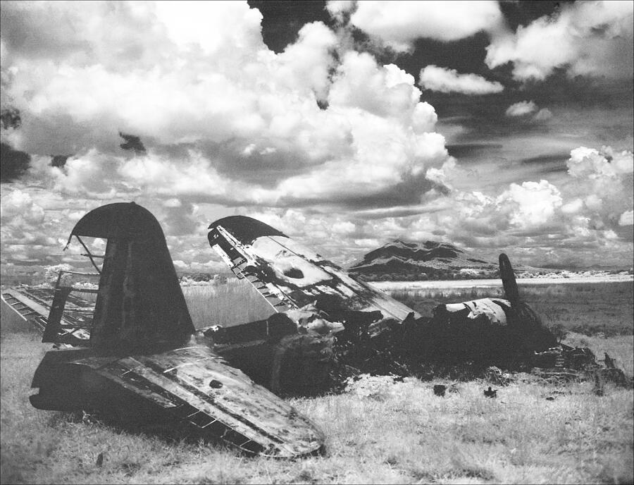 WW2 - Wrecked Plane near Mount Arayat, Philippine Islands, May 1945 ...