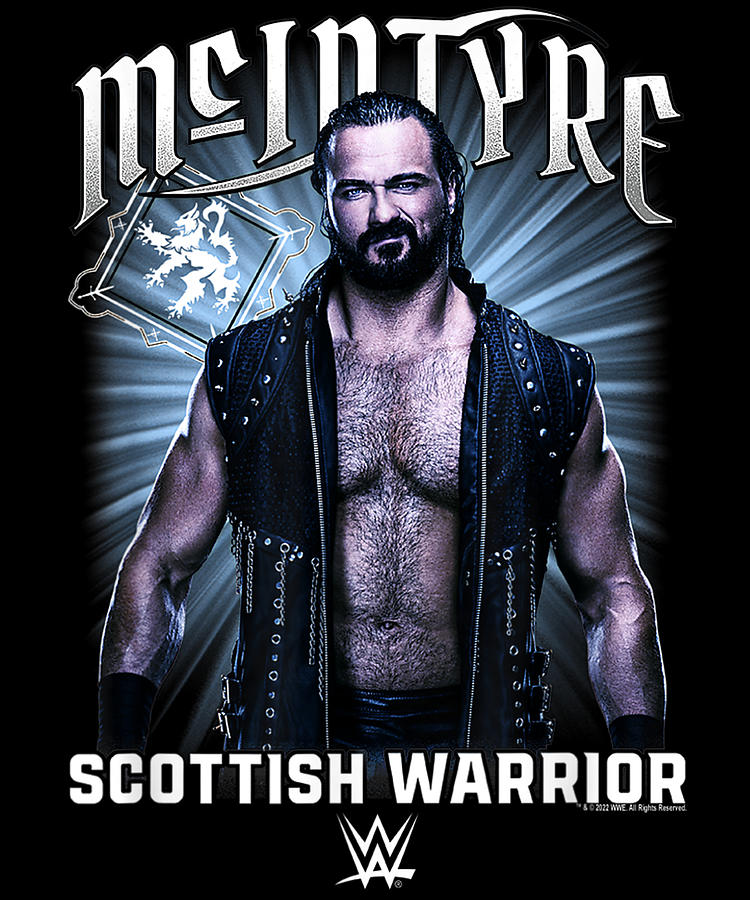 WWE Drew McIntyre Scottish Warrior Mixed Media by WWE Drew McIntyre ...