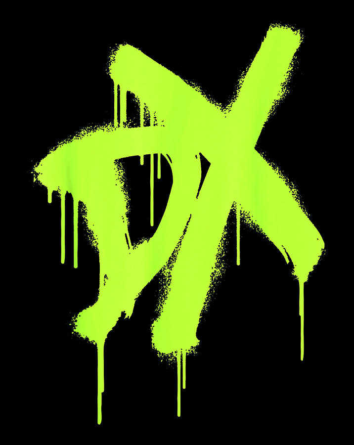 WWE DX Spray Paint Graphic .png Digital Art by Minh Trong Phan