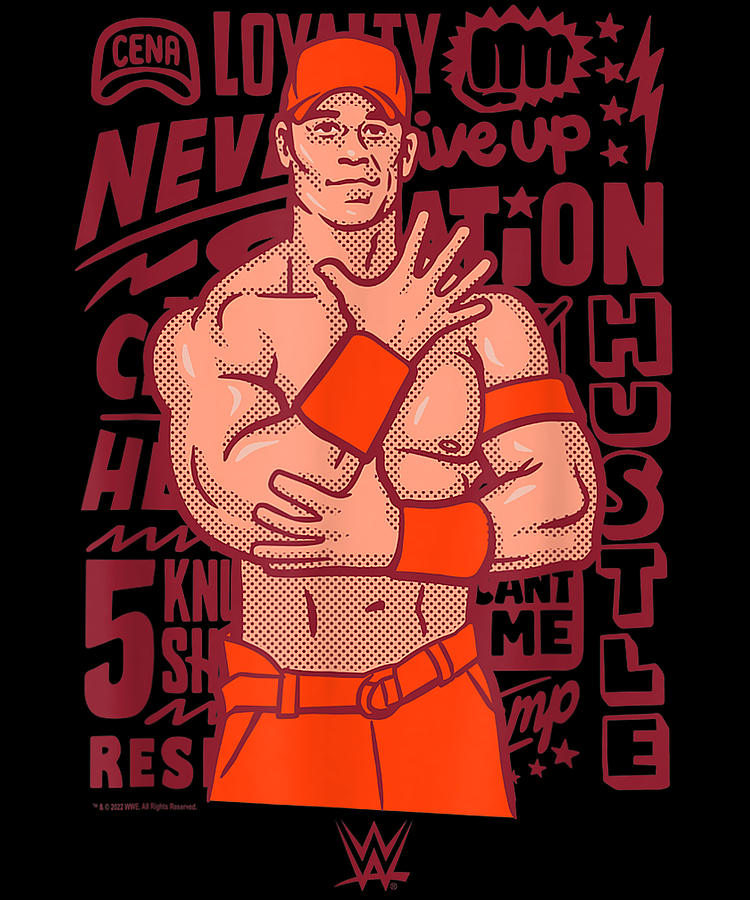 Wwe John Cena You Cant See Me Comic Mixed Media By Wwe John Cena Fine Art America