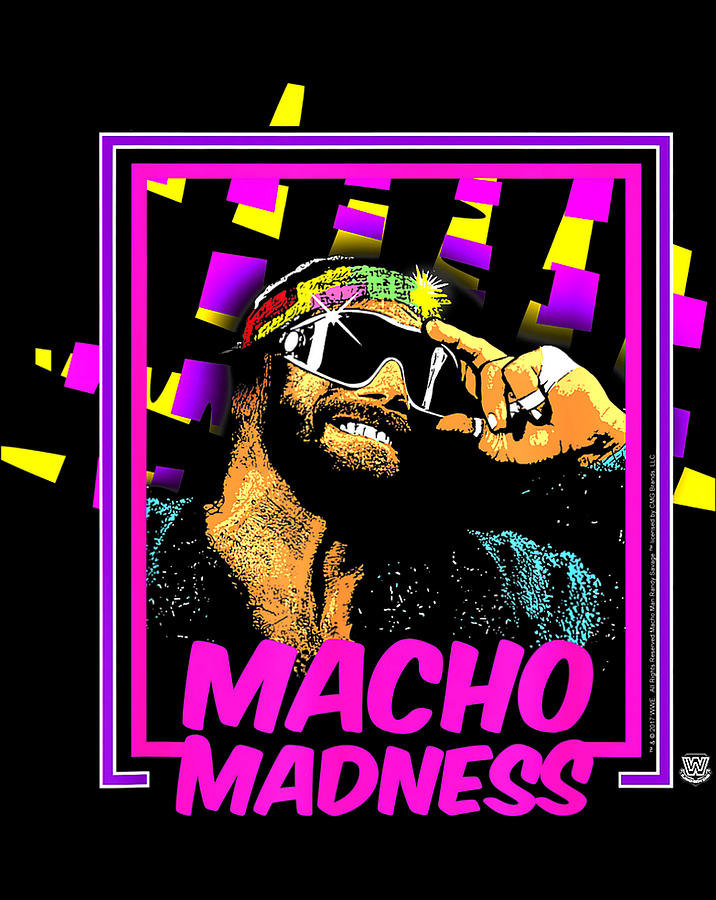 WWE Macho Madness .png Digital Art by Minh Trong Phan