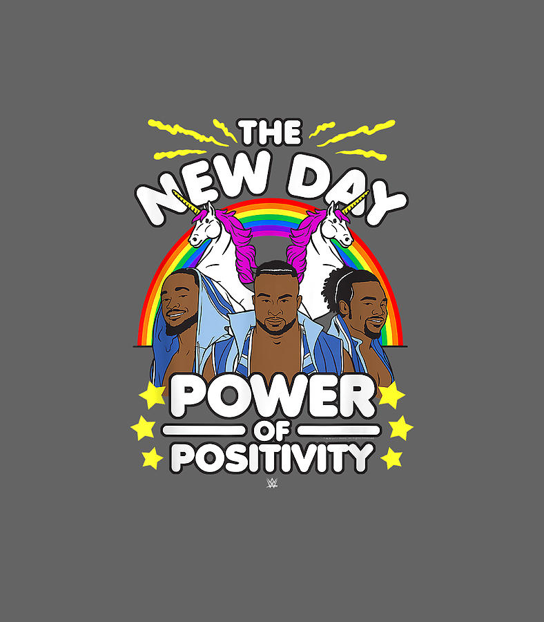 WWE New Day Cartoon Group christmas present birthd Digital Art by ...