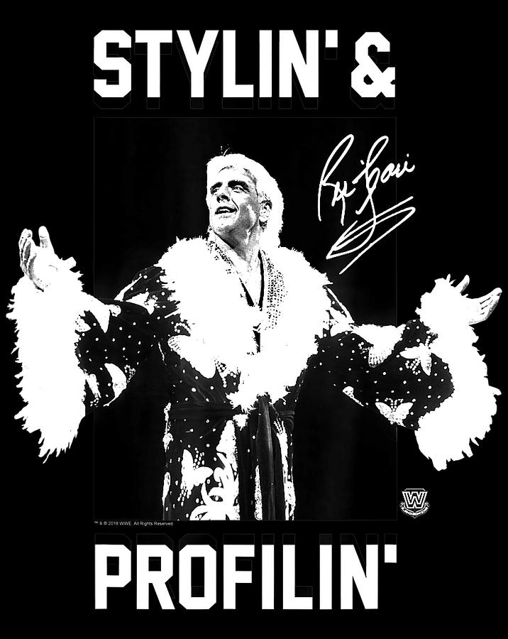 WWE Ric Flair Stylin Profilin .png Digital Art by Minh Trong Phan