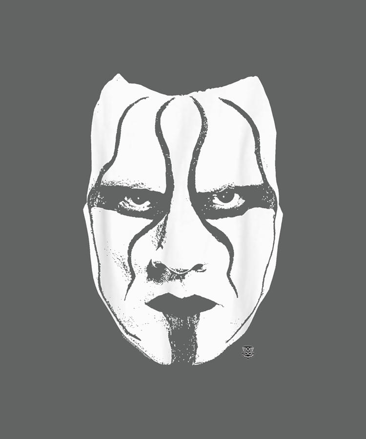 Wwe Sting Face Paint T Cool Painting By Reynolds Wilkinson Pixels