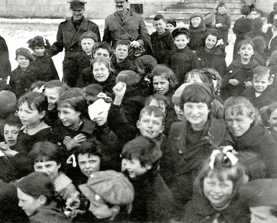 WWI French War Orphans Photograph by Historic Image