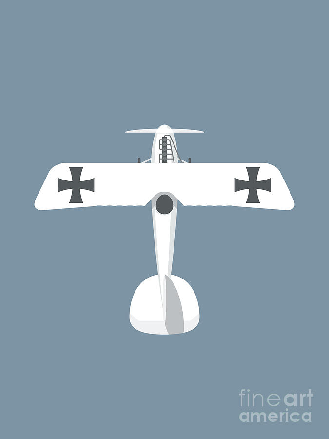 Aircraft Digital Art - WWI German D.V Aircraft - Slate by Organic Synthesis Aircraft Digital Art - WWI German D.V Aircraft - Slate by Organic Synthesis