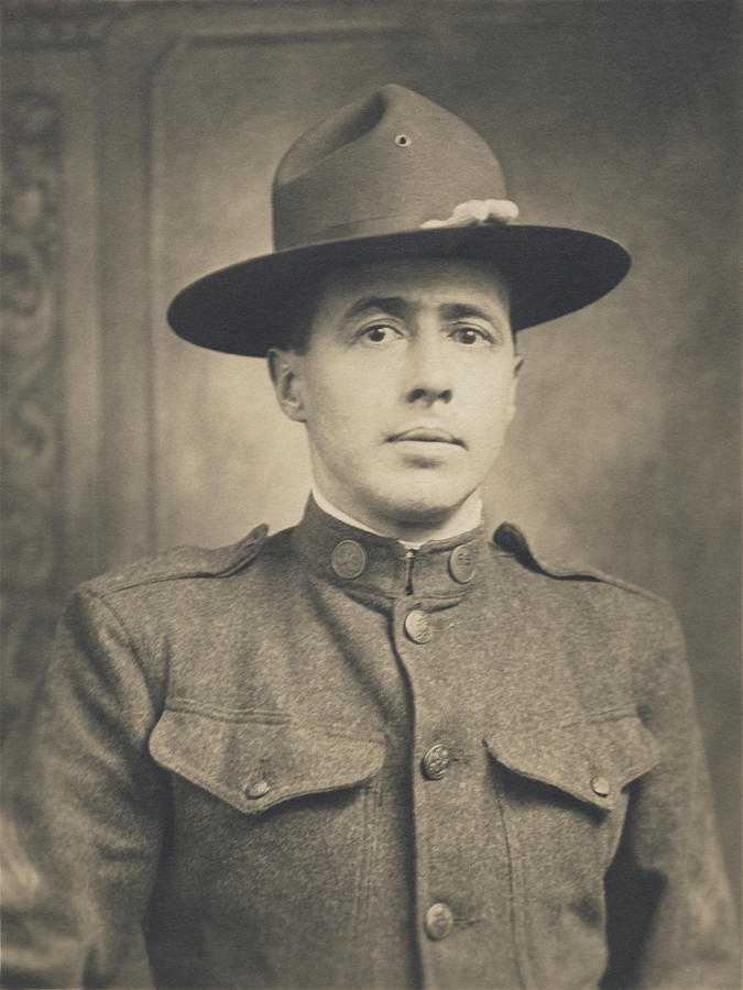 WWI, World War One, Portrait of US Enlisted Army Soldier Photograph by Hkpnc